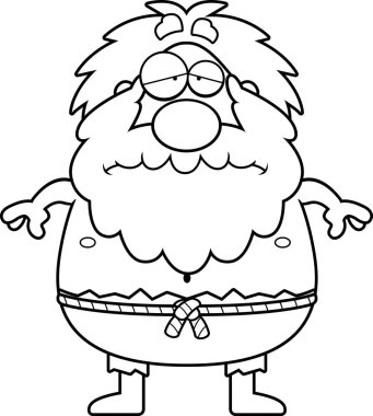 Üzgün çizgi film münzevi