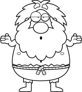 Karışık çizgi film münzevi