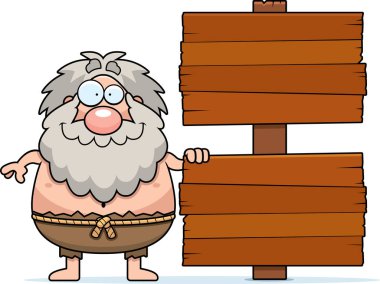 Çizgi film münzevi işareti