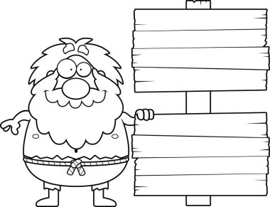 Çizgi film münzevi işareti