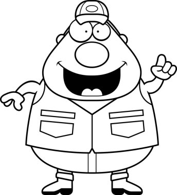 Çizgi film avcı fikir