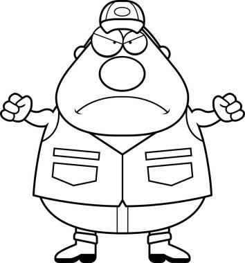 Kızgın çizgi film avcı