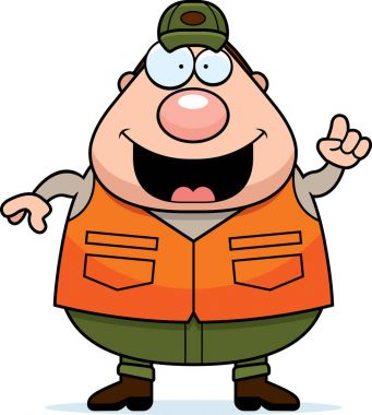 Çizgi film avcı fikir