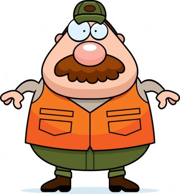 Çizgi film avcı bıyık