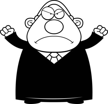 Kızgın çizgi film yargıç