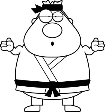 Karışık çizgi film Karate Man