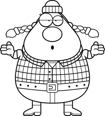 Karışık çizgi film oduncu