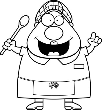 Çizgi film öğle yemeği Bayan fikir