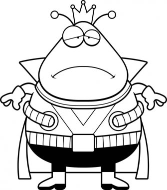 Üzgün çizgi film Marslı Kral