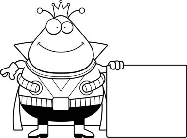 Çizgi film Marslı Kral işareti