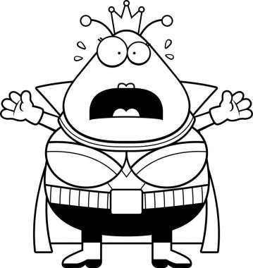 Korkmuş karikatür Marslı Kraliçe