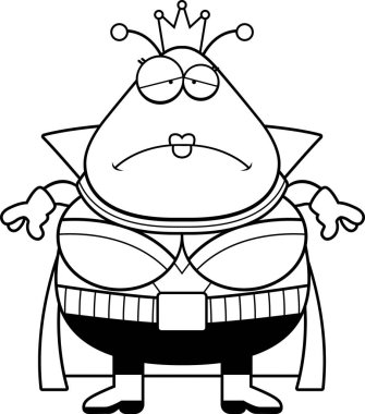 Üzgün çizgi film Marslı Kraliçe