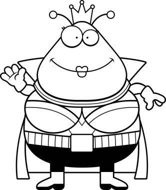 Çizgi film Marslı Kraliçe sallayarak