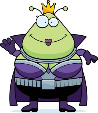 Çizgi film Marslı Kraliçe sallayarak