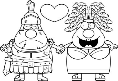 Çizgi film Medusa aşk