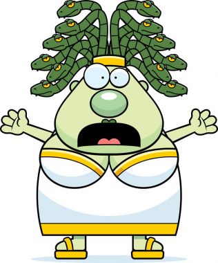 Korkmuş çizgi film Medusa