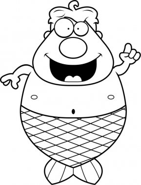 Çizgi film Merman fikir