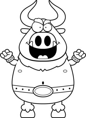 Kızgın çizgi film Minotaur