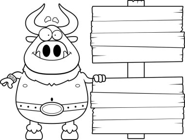 Çizgi film Minotaur işareti