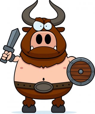 Kızgın çizgi film Minotaur