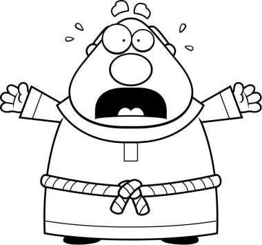 Çizgi film Monk panik