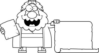 Çizgi film Moses Scroll