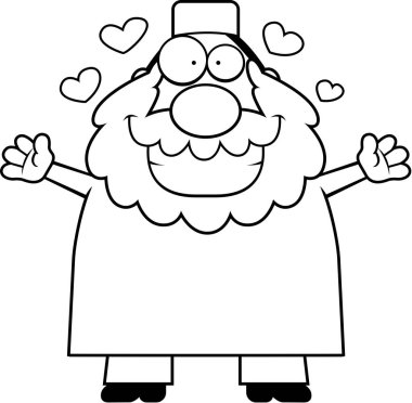 Çizgi film Müslüman kucaklama