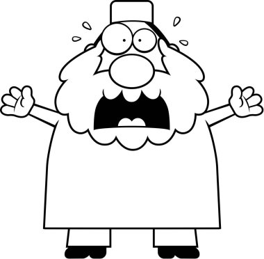 Korkmuş karikatür Müslüman