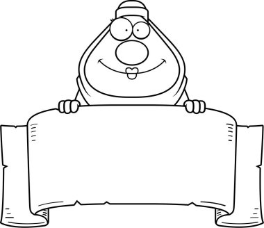 Çizgi film Müslüman afiş