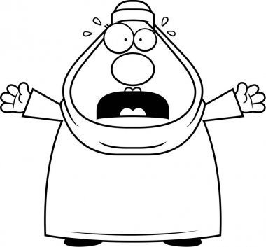 Korkmuş karikatür Müslüman