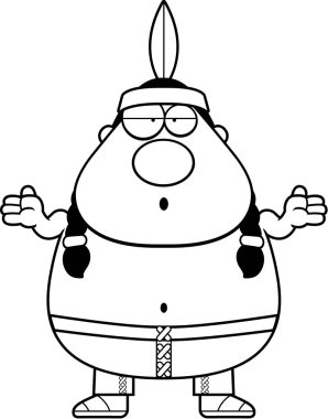 Çizgi film Kızılderili Kafası karışık