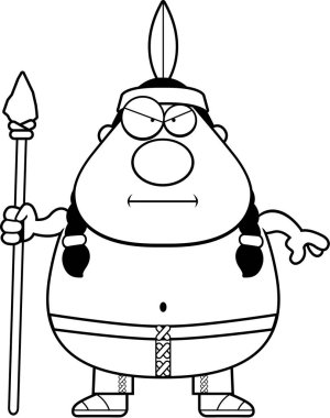 Çizgi film Kızılderili mızrak