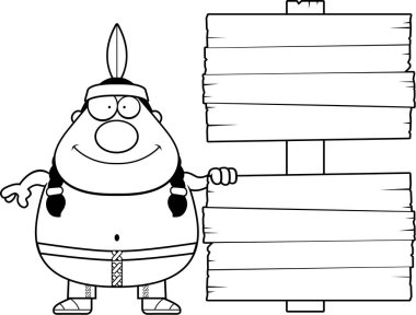 Çizgi film Kızılderili işareti