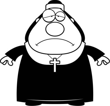 Üzgün çizgi film Rahibe