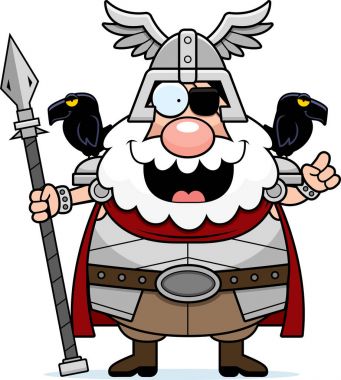 Çizgi film Odin fikir