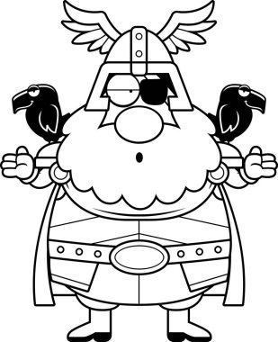 Karışık çizgi film Odin