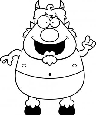 Çizgi film Satyr fikir