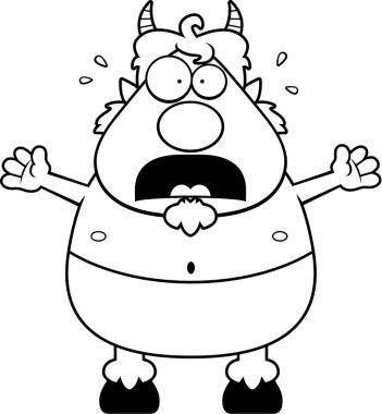 Korkmuş karikatür Satyr