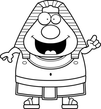 Çizgi film Mısır firavunu fikir