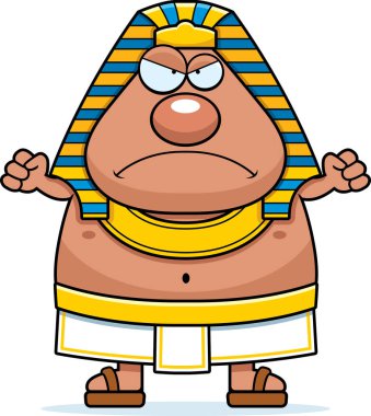 Kızgın çizgi film Mısır firavunu