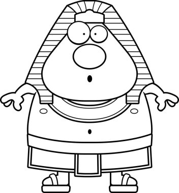 Sürpriz karikatür Mısır firavunu