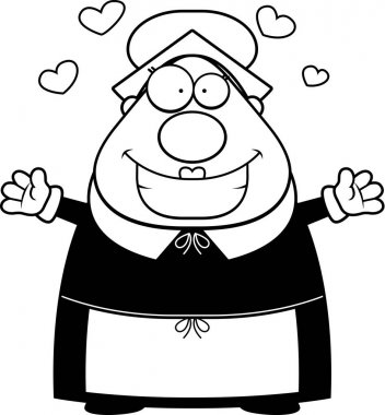 Çizgi film Hacı kucaklama