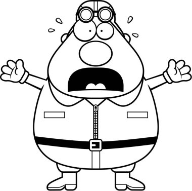 Korkmuş karikatür Pilot