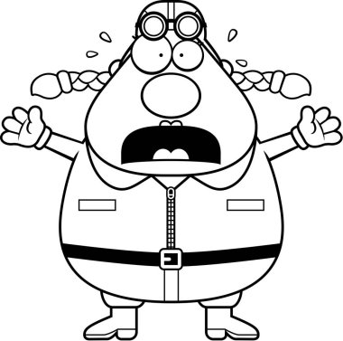Korkmuş karikatür Pilot