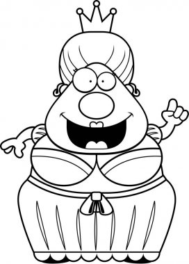 Çizgi film Kraliçe fikir