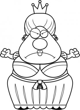 Çizgi film Kraliçe kızgın