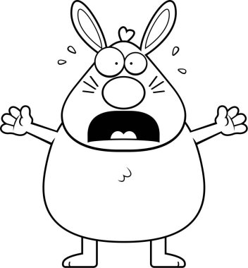 korkmuş tavşan karikatür