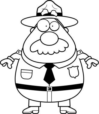 Çizgi film Park korucusu