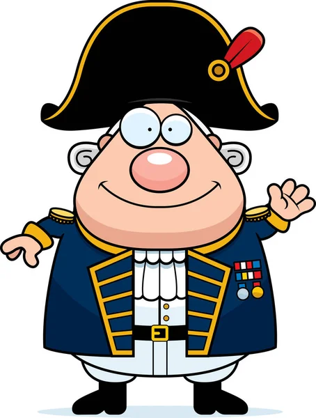 Çizgi film İngiliz Amiral sallayarak