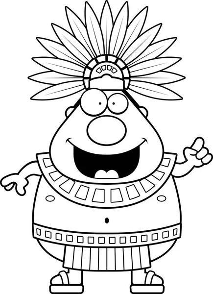 Çizgi film Aztek kralı fikir